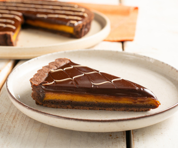Tarta de calabaza con chocolate