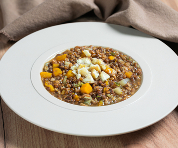 Sopa de verduras de otoño
