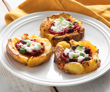 Pizzetas de patatas hervidas
