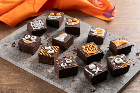 Fudge de chocolate para Halloween