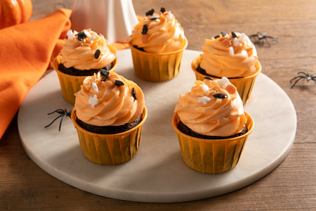 Cupcakes de Halloween en freidora de aire