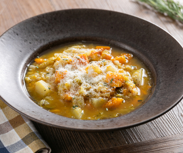 Sopa de col y calabaza