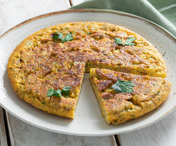 Tortilla de patatas con atún