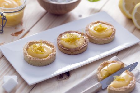 Tartaletas al lemon curd