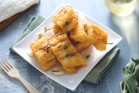 Bacalao agridulce a la ligur