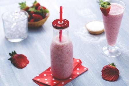 Batido de fresa