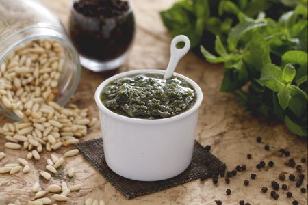 Pesto de menta