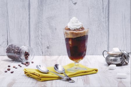 Granizado de café con nata
