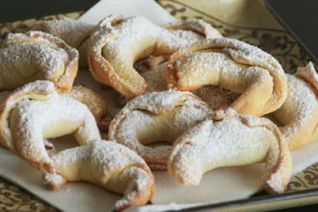 Croissants rellenos de mermelada