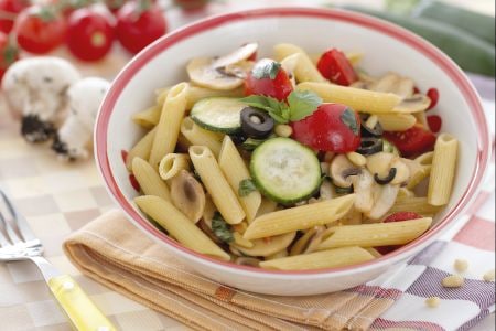 Penne a la crudaiola