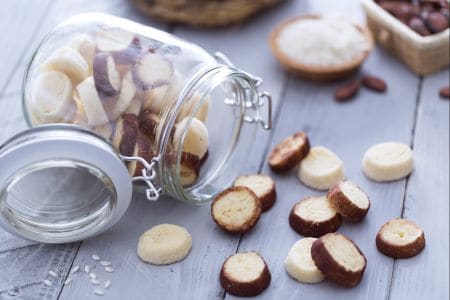 Diamantitos (galletas) con harina de arroz