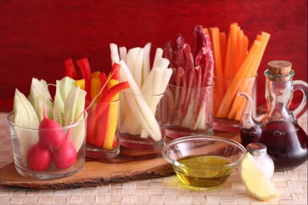 Crudités de verduras