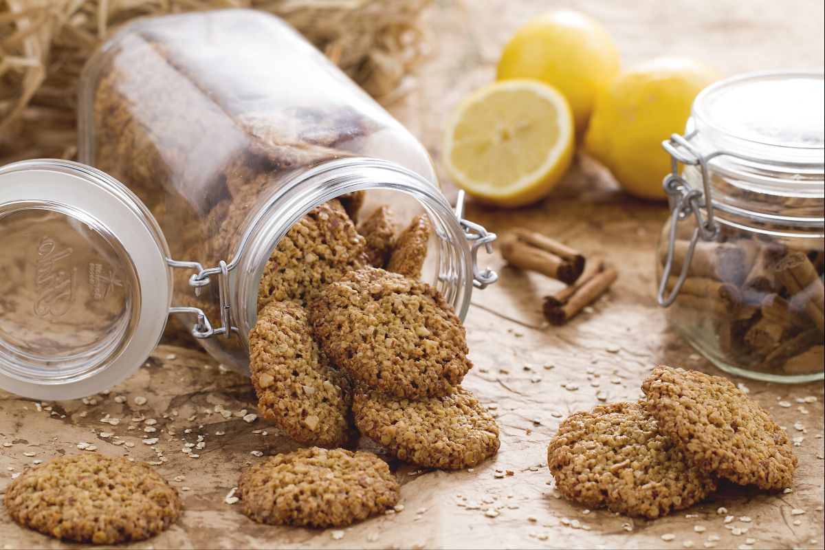 Galletas de copos de avena