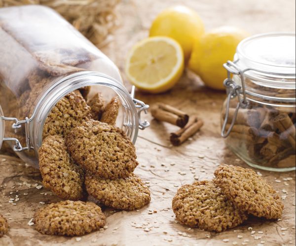 Galletas de copos de avena