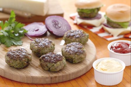 Miniburgers aromáticos con queso