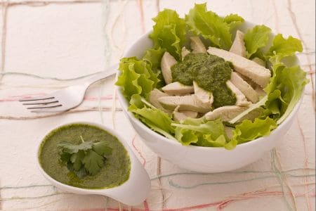 Pollo en salsa verde