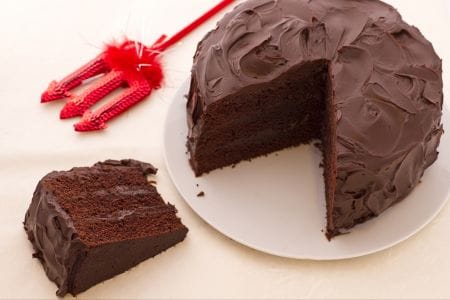Pastel de chocolate del diablo