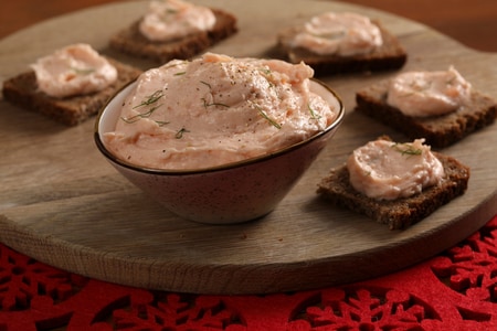 Mousse de salmón