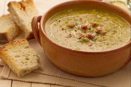 Sopa de guisantes partidos