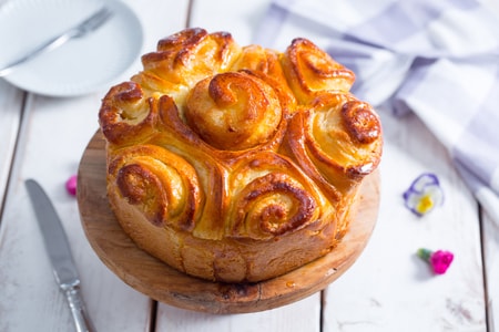 Tarta de rosas