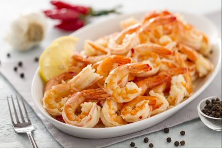 Gambas al ajillo y guindilla
