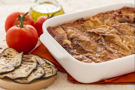 Parmesana de berenjenas a la parrilla