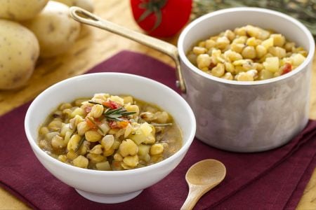 Sopa de almortas
