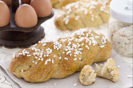 Trenzas con masa madre