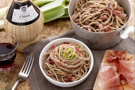 Espaguetis al Chianti