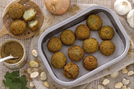 Falafel de habas