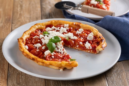 Tatin de tomates y feta