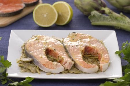 Salmón a la limonera