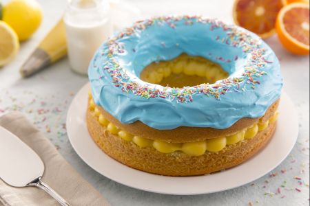 Tarta donuts