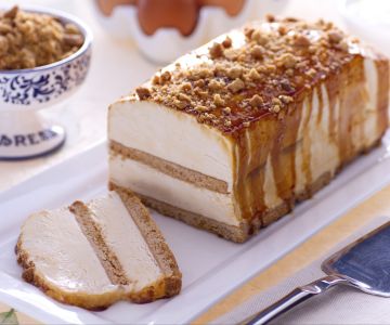 Semifrío de caramelo salado