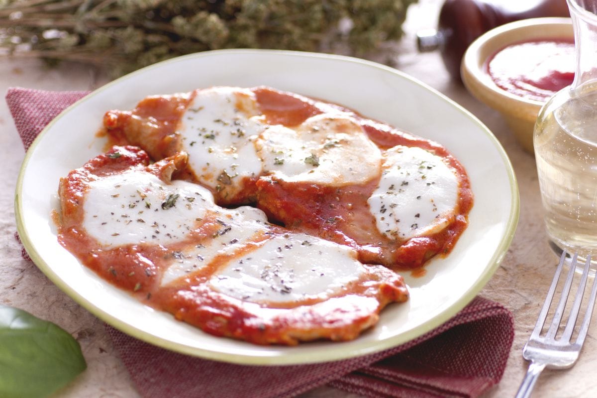 Escalopines de ternera a la pizzaiola