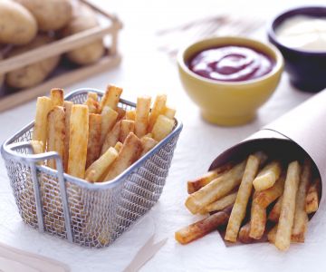 Patatas fritas a la belga