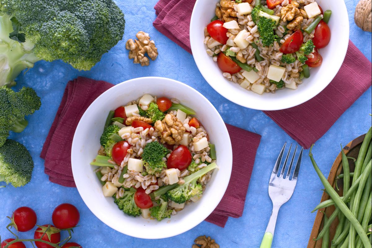 Ensalada de espelta con verduras