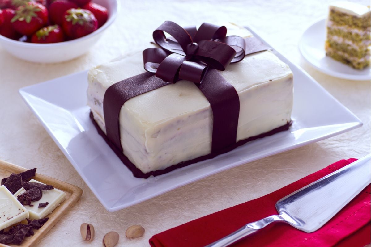 Tarta paquete regalo