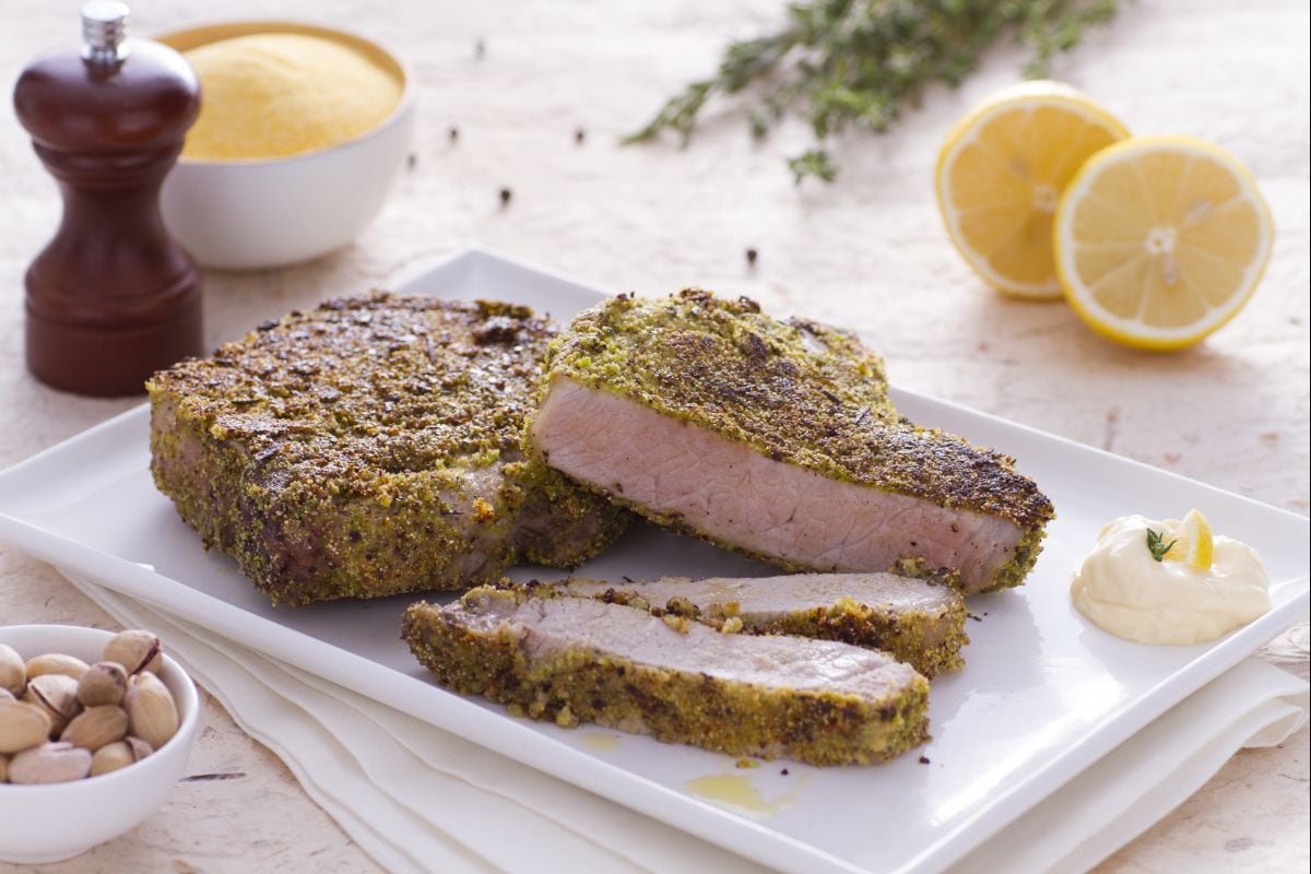 Chuletas al limón con empanado crujiente