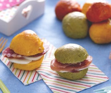 Panecillos de colores