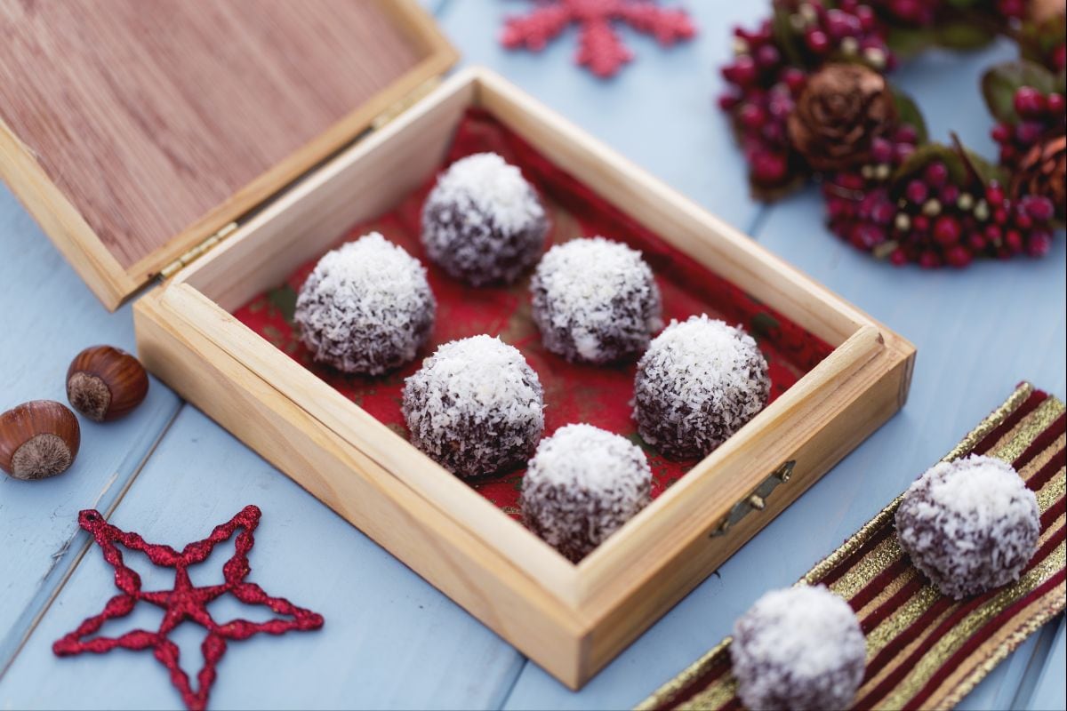 Trufas de coco y Nutella