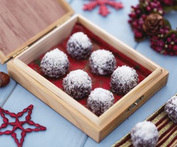Trufas de coco y Nutella