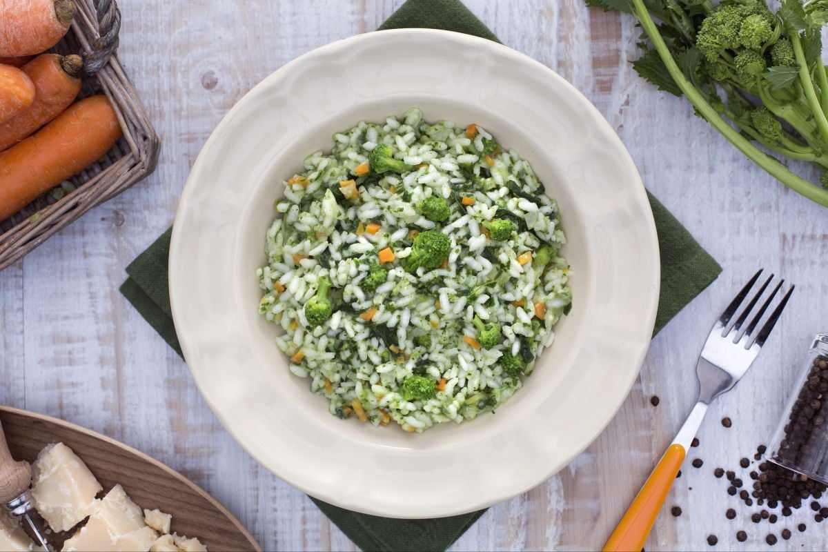Risotto con grelos