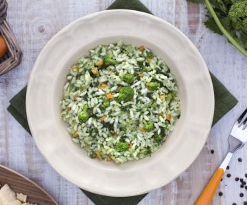 Risotto con grelos