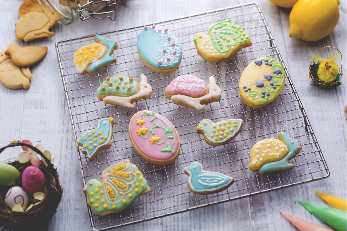 Galletas de Pascua coloridas