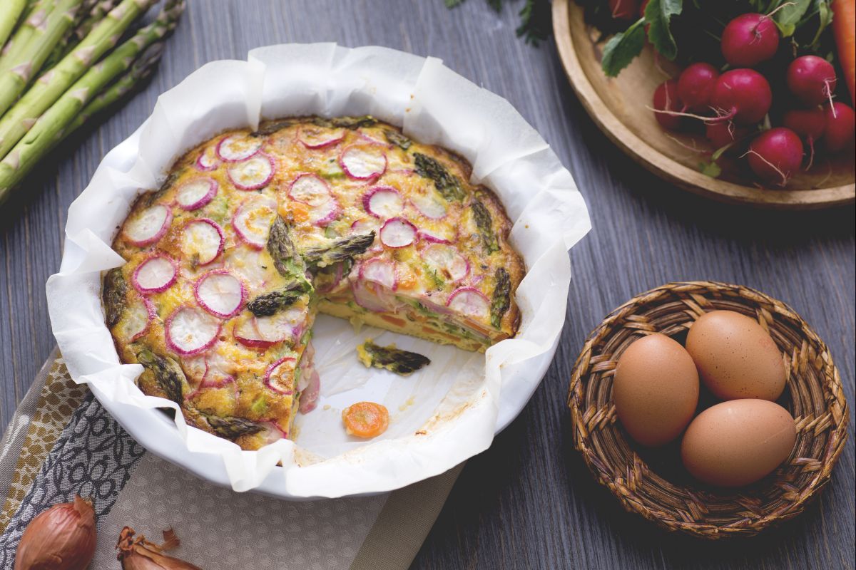 Tortilla de rábanos