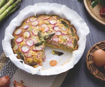 Tortilla de rábanos