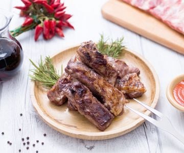 Costillas a la parrilla