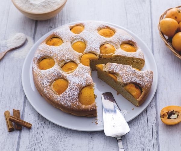 Tarta de nísperos