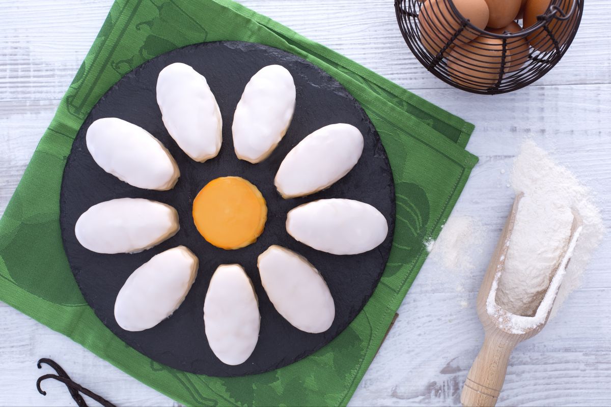 Tarta flor margarita